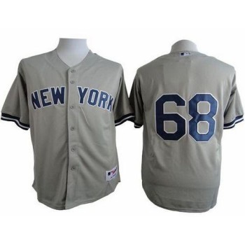 Yankees #68 Dellin Betances Grey Cool Base Stitched MLB Jersey Yankees #68 Dellin Betances Grey Cool Base Stitched MLB Jersey