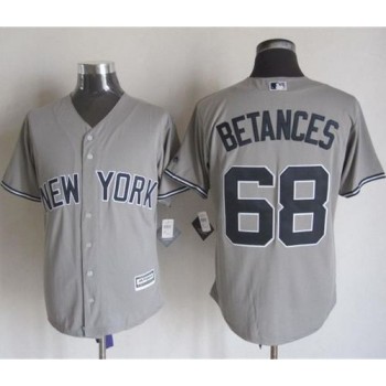 Yankees #68 Dellin Betances Grey New Cool Base Stitched MLB Jersey Yankees #68 Dellin Betances Grey New Cool Base Stitched MLB Jersey
