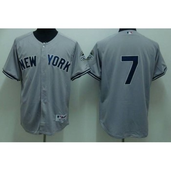 Yankees #7 Mickey Mantle Stitched Grey Youth MLB Jersey Yankees #7 Mickey Mantle Stitched Grey Youth MLB Jersey