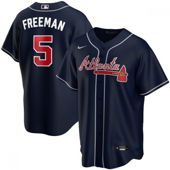 Youth Atlanta Braves #5 Freddie Freeman Navy Cool Base Stitched Jersey Youth Atlanta Braves #5 Freddie Freeman Navy Cool Base Stitched Jersey