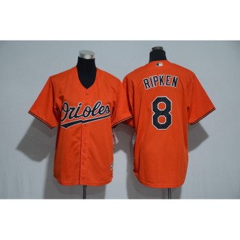 Youth Baltimore Orioles #8 Cal Ripken Orange Alternate Cool Base Player Stitched MLB Jersey Youth Baltimore Orioles #8 Cal Ripken Orange Alternate Cool Base Player Stitched MLB Jersey