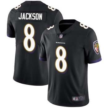 Youth Baltimore Ravens #8 Lamar Jackson Black Vapor Untouchable NFL Jersey Youth Baltimore Ravens #8 Lamar Jackson Black Vapor Untouchable NFL Jersey