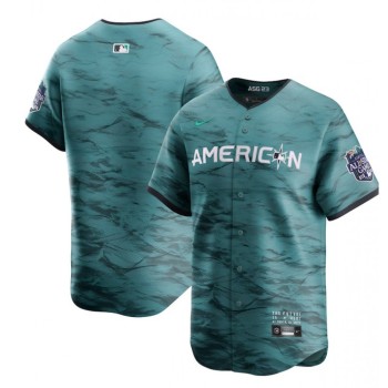 Youth Blank 2023 All-star Teal Stitched Baseball Jersey Youth Blank 2023 All-star Teal Stitched Baseball Jersey