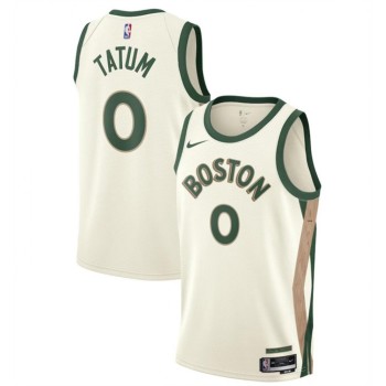 Youth Boston Celtics #0 Jayson Tatum White 2023/24 City Edition Stitched Jersey Youth Boston Celtics #0 Jayson Tatum White 2023/24 City Edition Stitched Jersey