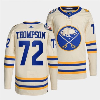 Youth Buffalo Sabres #72 Tage Thompson 2022 Cream Heritage Classic Stitched Jersey Youth Buffalo Sabres #72 Tage Thompson 2022 Cream Heritage Classic Stitched Jersey