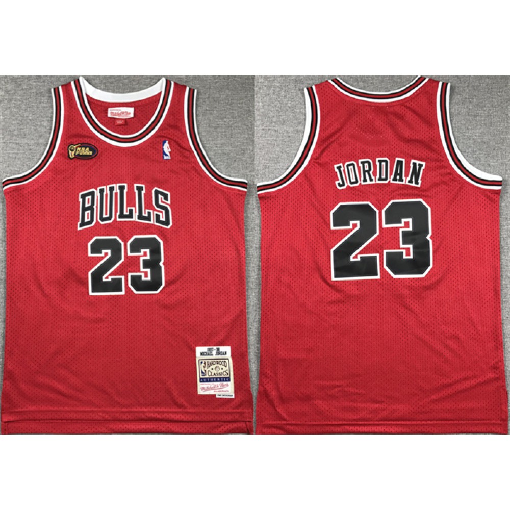 Youth Chicago Bulls #23 Michael Jordan Red Stitched Basketball Jersey