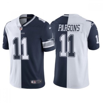 Youth Dallas Cowboys #11 Micah Parsons Navy White Split Vapor Untouchable Limited Stitched Jersey Youth Dallas Cowboys #11 Micah Parsons Navy White Split Vapor Untouchable Limited Stitched Jersey