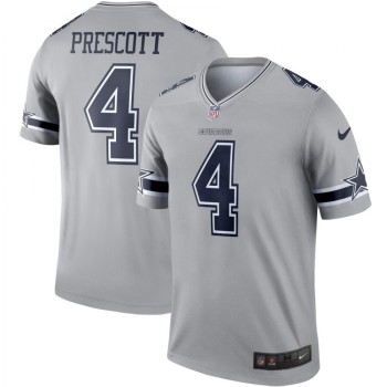 Youth Dallas Cowboys #4 Dak Prescott Gary Inverted Legend Stitched NFL Jersey Youth Dallas Cowboys #4 Dak Prescott Gary Inverted Legend Stitched NFL Jersey