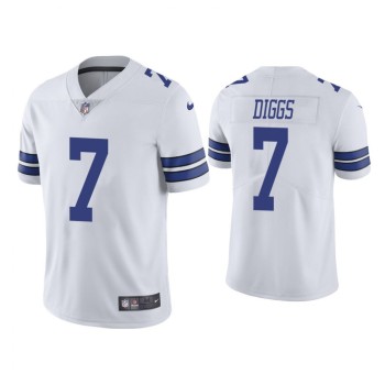 Youth Dallas Cowboys #7 Trevon Diggs White Vapor Untouchable Limited Stitched Jersey Youth Dallas Cowboys #7 Trevon Diggs White Vapor Untouchable Limited Stitched Jersey