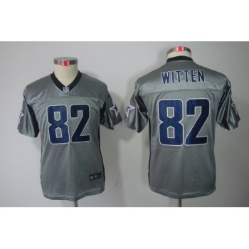 Youth Dallas Cowboys #82 Jason Witten Gray Shadow Limited Stitched NFL Jersey Youth Dallas Cowboys #82 Jason Witten Gray Shadow Limited Stitched NFL Jersey