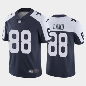Youth Dallas Cowboys #88 CeeDee Lamb Navy & White Vapor Untouchable Limited Stitched Jersey Youth Dallas Cowboys #88 CeeDee Lamb Navy & White Vapor Untouchable Limited Stitched Jersey