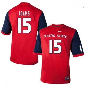 Youth Fresno State Bulldogs #15 Davante Adams Red Football Stitched Jersey Youth Fresno State Bulldogs #15 Davante Adams Red Football Stitched Jersey