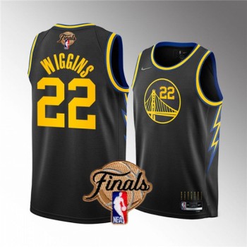 Youth Golden State Warriors #22 Andrew Wiggins 2022 Black NBA Finals Stitched Jersey Youth Golden State Warriors #22 Andrew Wiggins 2022 Black NBA Finals Stitched Jersey
