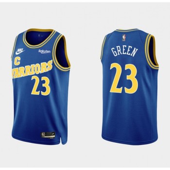 Youth Golden State Warriors #23 Draymond Green 2022 Classic Edition Royal Stitched Basketball Jersey Youth Golden State Warriors #23 Draymond Green 2022 Classic Edition Royal Stitched Basketball Jersey