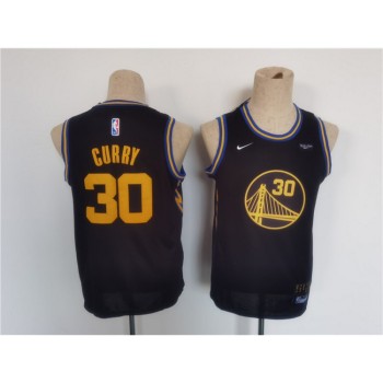 Youth Golden State Warriors #30 Stephen Curry Black Stitched Basketball Jersey Youth Golden State Warriors #30 Stephen Curry Black Stitched Basketball Jersey
