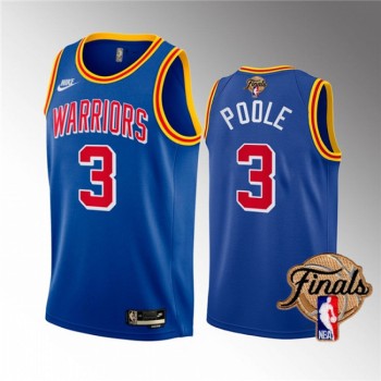 Youth Golden State Warriors #3 Jordan Poole 2022 Royal NBA Finals Stitched Jersey Youth Golden State Warriors #3 Jordan Poole 2022 Royal NBA Finals Stitched Jersey
