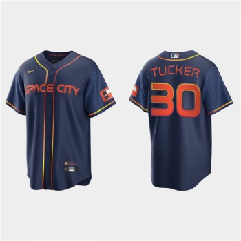 Youth Houston Astros #30 Kyle Tucker 2022 Navy City Connect Stitched Jersey Youth Houston Astros #30 Kyle Tucker 2022 Navy City Connect Stitched Jersey