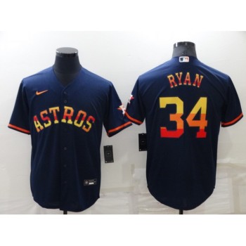 Youth Houston Astros #34 Nolan Ryan Navy Stitched Baseball Jersey Youth Houston Astros #34 Nolan Ryan Navy Stitched Baseball Jersey