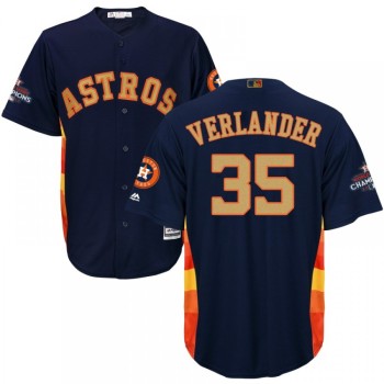 Youth Houston Astros #35 Justin Verlander Navy 2018 Gold Program Cool Base Stitched MLB Jersey Youth Houston Astros #35 Justin Verlander Navy 2018 Gold Program Cool Base Stitched MLB Jersey