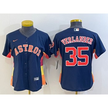 Youth Houston Astros #35 Justin Verlander Navy With Patch Cool Base Stitched Jersey Youth Houston Astros #35 Justin Verlander Navy With Patch Cool Base Stitched Jersey