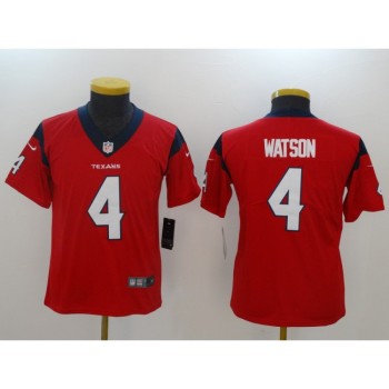 Youth Houston Texans #4 Deshaun Watson Red Vapor Untouchable Limited Stitched NFL Jersey Youth Houston Texans #4 Deshaun Watson Red Vapor Untouchable Limited Stitched NFL Jersey