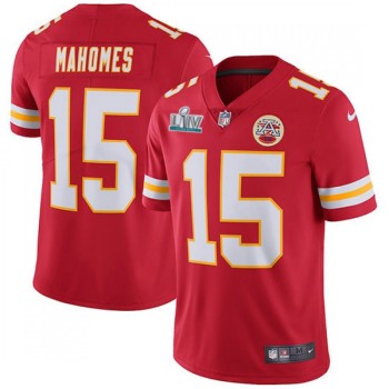 Youth Kansas City Chiefs #15 Patrick Mahomes Red Super Bowl LIV Vapor Untouchable Limited Stitched Jersey Youth Kansas City Chiefs #15 Patrick Mahomes Red Super Bowl LIV Vapor Untouchable Limited Stitched Jersey