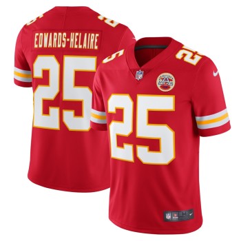 Youth Kansas City Chiefs #25 Clyde Edwards-Helaire Red Vapor Untouchable Limited Stitched NFL Jersey Youth Kansas City Chiefs #25 Clyde Edwards-Helaire Red Vapor Untouchable Limited Stitched NFL Jersey