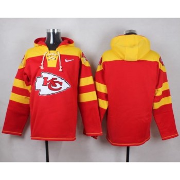 Youth Kansas City Chiefs Blank Red Pullover Hoodie Youth Kansas City Chiefs Blank Red Pullover Hoodie