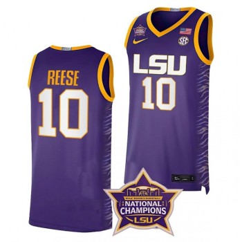 Youth LSU Tigers #10 Angel Reese Purple Stitched Basketball Jersey Youth LSU Tigers #10 Angel Reese Purple Stitched Basketball Jersey