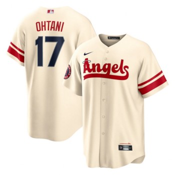 Youth Los Angeles Angels #17 Shohei Ohtani 2022 Cream City Connect Stitched Jersey Youth Los Angeles Angels #17 Shohei Ohtani 2022 Cream City Connect Stitched Jersey
