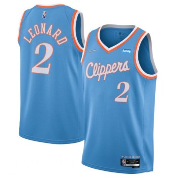 Youth Los Angeles Clippers #2 Kawhi Leonard 2021/22 City Edition Light Blue 75th Anniversary Stitched Basketball Jersey Youth Los Angeles Clippers #2 Kawhi Leonard 2021/22 City Edition Light Blue 75th Anniversary Stitched Basketball Jersey