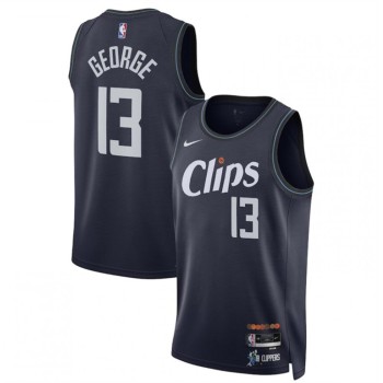 Youth Los Angeles Clippers #13 Paul George Navy City Edition Stitched Basketball Jersey Youth Los Angeles Clippers #13 Paul George Navy City Edition Stitched Basketball Jersey