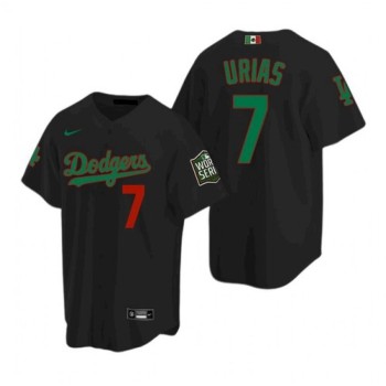 Youth Los Angeles Dodgers #7 Julio Urias Black Green World Series Cool Base Stitched Baseball Jersey Youth Los Angeles Dodgers #7 Julio Urias Black Green World Series Cool Base Stitched Baseball Jersey