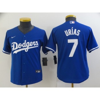 Youth Los Angeles Dodgers #7 Julio Urias Blue Cool Base Stitched Jersey Youth Los Angeles Dodgers #7 Julio Urias Blue Cool Base Stitched Jersey