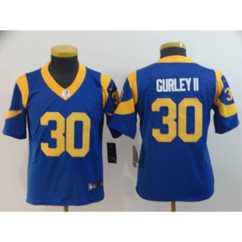 Youth Los Angeles Rams #30 Todd Gurley Royal Blue Vapor Untouchable Limited Stitched NFL Jersey Youth Los Angeles Rams #30 Todd Gurley Royal Blue Vapor Untouchable Limited Stitched NFL Jersey