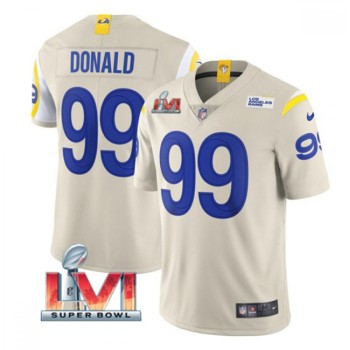 Youth Los Angeles Rams #99 Aaron Donald Bone 2022 Super Bowl LVI Vapor Untouchable Limited Stitched Jersey Youth Los Angeles Rams #99 Aaron Donald Bone 2022 Super Bowl LVI Vapor Untouchable Limited Stitched Jersey