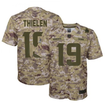 Youth Minnesota Vikings#19 Adam Thielen 2018 Camo Salute to Service Limited Stitched NFL Jersey Youth Minnesota Vikings#19 Adam Thielen 2018 Camo Salute to Service Limited Stitched NFL Jersey