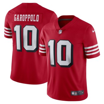 Youth NFL San Francisco 49ers #10 Jimmy Garoppolo New Red Vapor Untouchable Limited Stitched Jersey Youth NFL San Francisco 49ers #10 Jimmy Garoppolo New Red Vapor Untouchable Limited Stitched Jersey