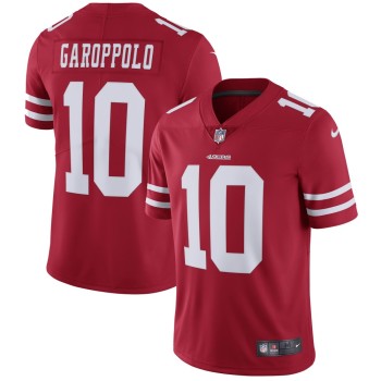 Youth NFL San Francisco 49ers #10 Jimmy Garoppolo Red Vapor Untouchable Limited Stitched Jersey Youth NFL San Francisco 49ers #10 Jimmy Garoppolo Red Vapor Untouchable Limited Stitched Jersey