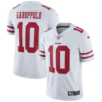 Youth NFL San Francisco 49ers #10 Jimmy Garoppolo White Vapor Untouchable Limited Stitched Jersey Youth NFL San Francisco 49ers #10 Jimmy Garoppolo White Vapor Untouchable Limited Stitched Jersey