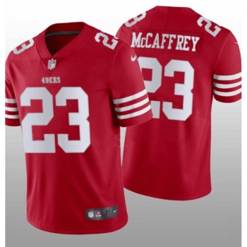 Youth NFL San Francisco 49ers #23 Christian McCaffrey Red Vapor Untouchable Limited Stitched Jersey Youth NFL San Francisco 49ers #23 Christian McCaffrey Red Vapor Untouchable Limited Stitched Jersey