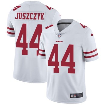 Youth NFL San Francisco 49ers #44 Kyle Juszczyk White Vapor Untouchable Limited Stitched Jersey Youth NFL San Francisco 49ers #44 Kyle Juszczyk White Vapor Untouchable Limited Stitched Jersey