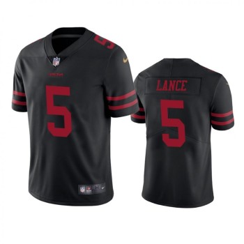 Youth NFL San Francisco 49ers #5 Trey Lance Black Vapor Untouchable Limited Stitched Jersey Youth NFL San Francisco 49ers #5 Trey Lance Black Vapor Untouchable Limited Stitched Jersey