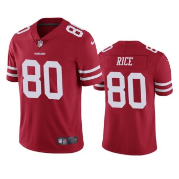 Youth NFL San Francisco 49ers #80 Jerry Rice Red Vapor Untouchable Limited Stitched Jersey Youth NFL San Francisco 49ers #80 Jerry Rice Red Vapor Untouchable Limited Stitched Jersey