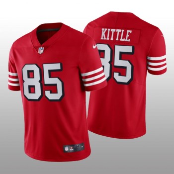 Youth NFL San Francisco 49ers #85 George Kittle Red Vapor Untouchable Limited Stitched Jersey Youth NFL San Francisco 49ers #85 George Kittle Red Vapor Untouchable Limited Stitched Jersey