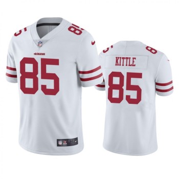 Youth NFL San Francisco 49ers #85 George Kittle White Vapor Untouchable Limited Stitched Jersey Youth NFL San Francisco 49ers #85 George Kittle White Vapor Untouchable Limited Stitched Jersey