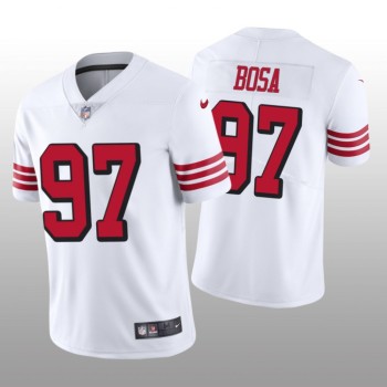 Youth NFL San Francisco 49ers #97 Nick Bosa 2019 White Color Rush Limited Stitched Jersey Youth NFL San Francisco 49ers #97 Nick Bosa 2019 White Color Rush Limited Stitched Jersey