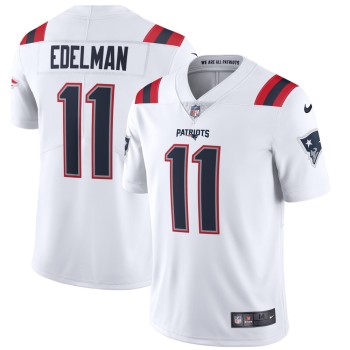 Youth New England Patriots #11 Julian Edelman New White Vapor Untouchable Stitched NFL Jersey Youth New England Patriots #11 Julian Edelman New White Vapor Untouchable Stitched NFL Jersey