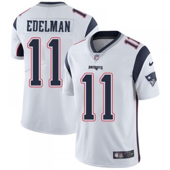 Youth New England Patriots #11 Julian Edelman White Vapor Untouchable Stitched NFL Jersey Youth New England Patriots #11 Julian Edelman White Vapor Untouchable Stitched NFL Jersey