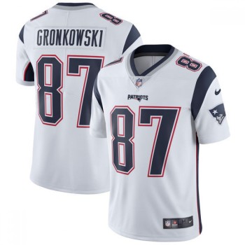 Youth New England Patriots #87 Rob Gronkowski White Vapor Untouchable Limited Stitched NFL Jersey Youth New England Patriots #87 Rob Gronkowski White Vapor Untouchable Limited Stitched NFL Jersey